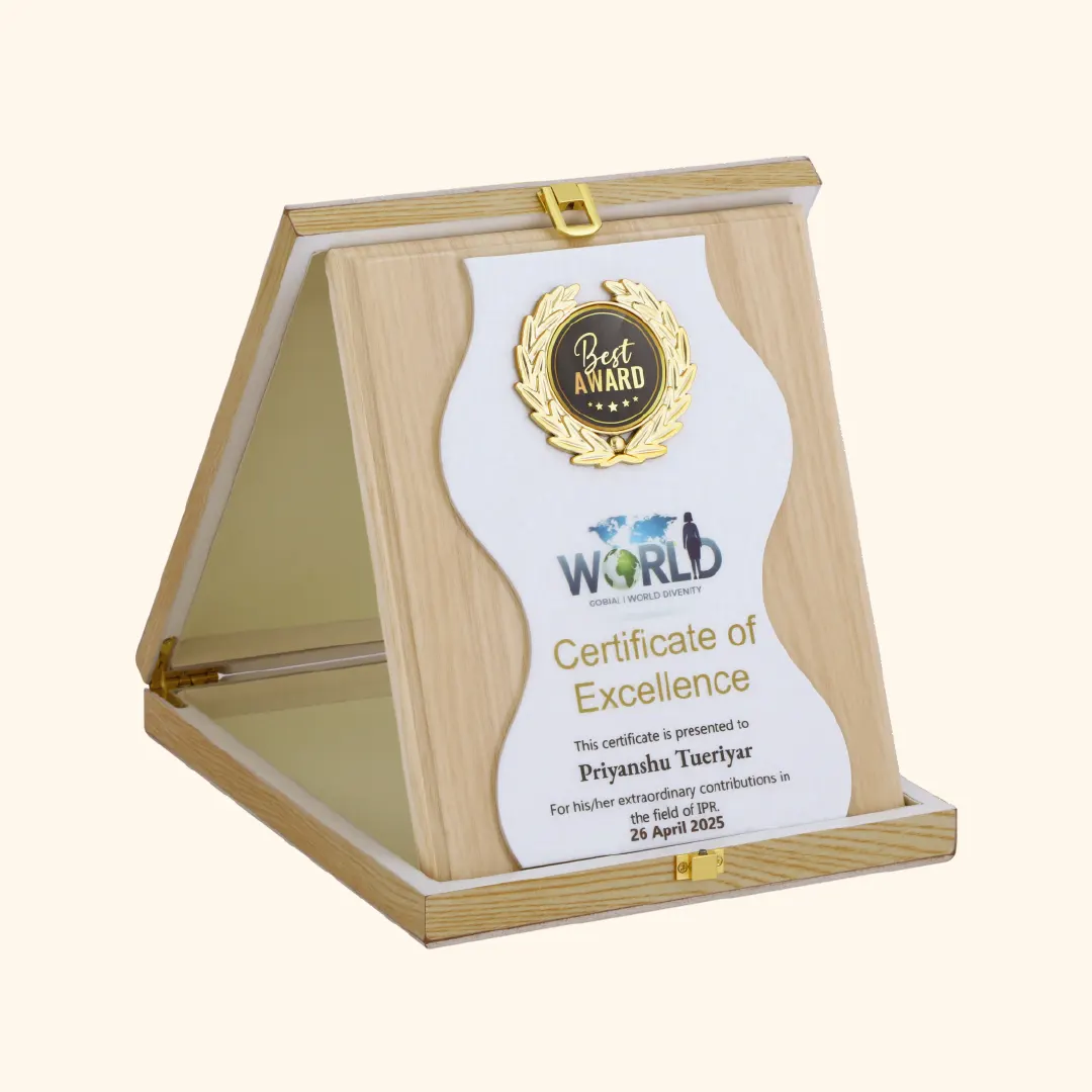 WCE (WORLD CERTIFICATE OF EXCELLENCE)- PI 26 - 2025  (11" × 9")
